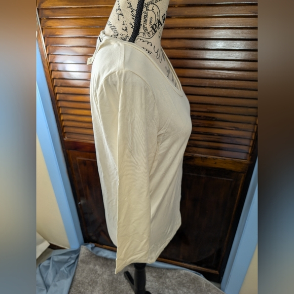 NWT Talbot's Quarter Sleeve Top - Picture 5 of 14